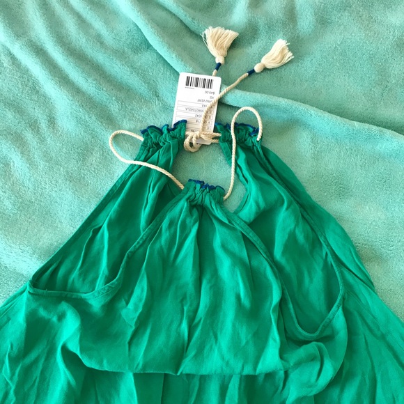 Ecoté Teal High Neck Swing Tank - Picture 4 of 6